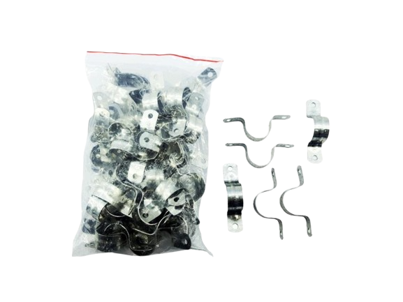 ABRAZADERA EMT 1" DOS PATAS 50 PZAS UNID DIESEL TOOLS