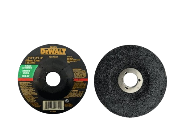 DISCO DEBASTE DE METAL 4-1/2"X1/4"X7/8" UNID DEWALL