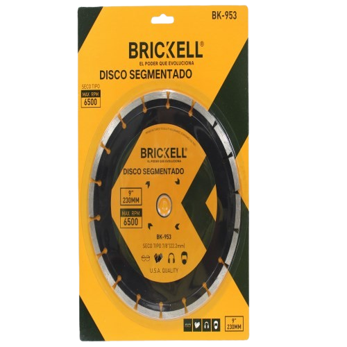 DISCO DIAMANTADO SEGMENTADO 9´ UNID BRICKELL