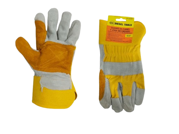GUANTES DE CARNAZA CUERINA PAR UNID DIESEL TOOLS