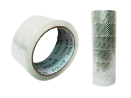 CINTA DE EMBALAR TRANSPARENTE 300Y(2740MTS) x 45MM UNID POLUX