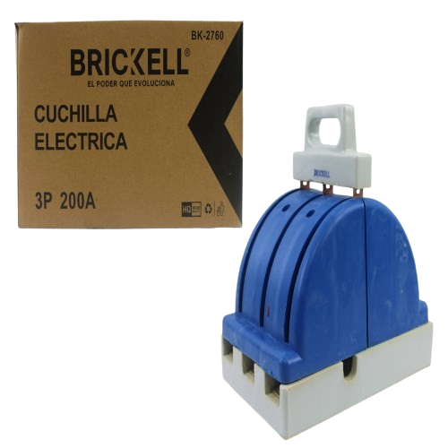 CUCHILLA ELECTRICA DOBLE PASE 3P*200A 600V UNID BRICKELL