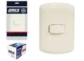 INTERRUPTOR APAGADOR SENCILO TIPO BTICINO UNID ORIX