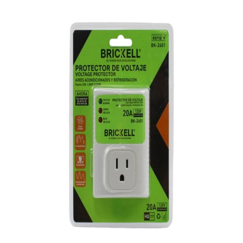 PROTECTOR DE VOLTAJE 120V AC - 20A. 2400W UNID BRICKELL