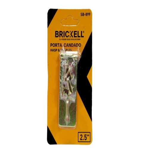 ALDABA PORTA CANDADO 2,5" DORADA UNID BRICKELL