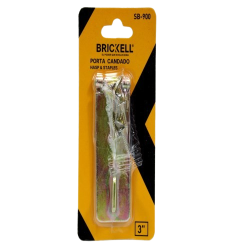 ALDABA PORTA CANDADO 3" DORADA UNID BRICKELL