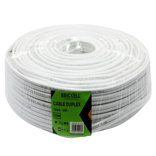 CABLE ELECTRICO SPT 10AWG ALEACION BLANCO 100 METROS UNID BRICKELL