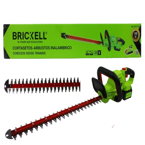 CORTASETOS-ARBUSTOS INALAMBRICO 20V 2 BATERIAS UNID BRICKELL