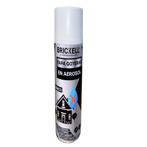 TAPA GOTERAS SPRAY 400ML COLOR BLANCO UNID BRICKELL