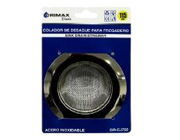 CESTA REJILLA COLADOR 11,5CM ACERO INOX PARA FREGADERO UNID GRIMAX