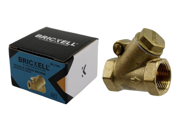 VALVULA CHECK SWING HORIZONTAL 3/4" UNID BRICKELL