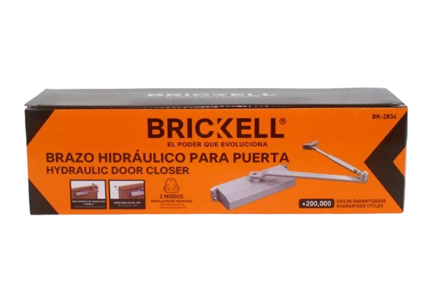 BRAZO HIDRAULICO PARA PUERTA 40-65KG UL UNID BRICKELL
