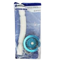 SIFON PLASTICO PVC 1 1/2" CON CANASTA DESAGUE BLANCO UNID GRIMAX