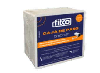 CAJA DE PASO 5X5 CON TAPA  UNID FITCO