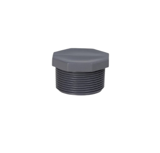 TAPON MACHO PVC A.F ASTM 1/2" MR UNID FITCO