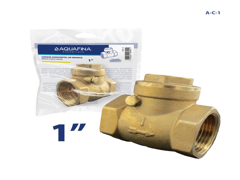 VALVULA CHECK SWING HORIZONTAL 1" UNID AQUAFINA