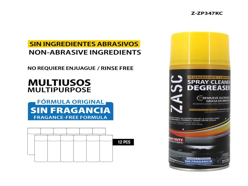 SPRAY DESENGRASANTE Y LIMPIADOR MULTIPROPOSITO UNID ZASC
