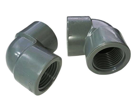 CODO 90° PVC GRIS 1/2" ROSCA UNID AQUA PLUS