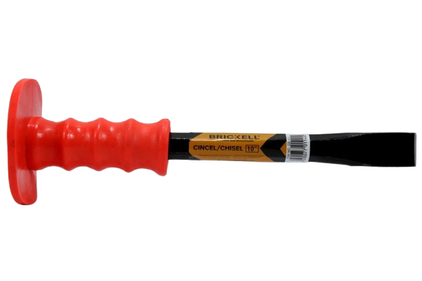 CINCEL PUNTA PLANA CON PROTECTOR 10" UNID BRICKELL