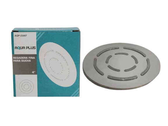 DUCHA REDONDA FINA 4" LUJO UNID AQUA PLUS