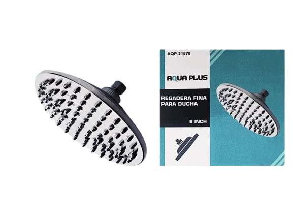 DUCHA REGADERO 6" UNID AQUA PLUS