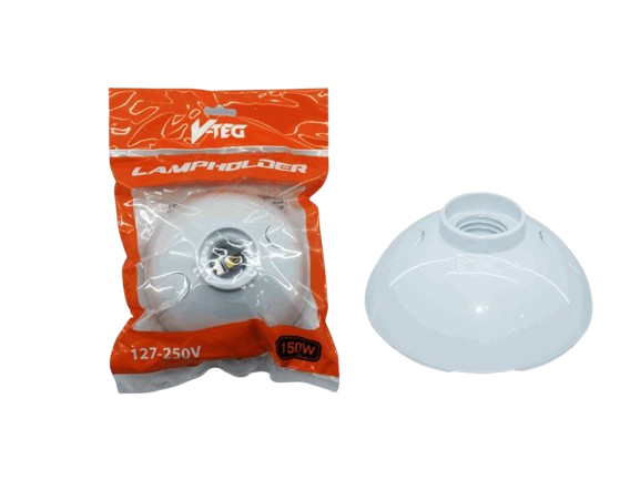 PLAFON PLASTICO BLANCO 150 W 127/250V UNID V-TEG