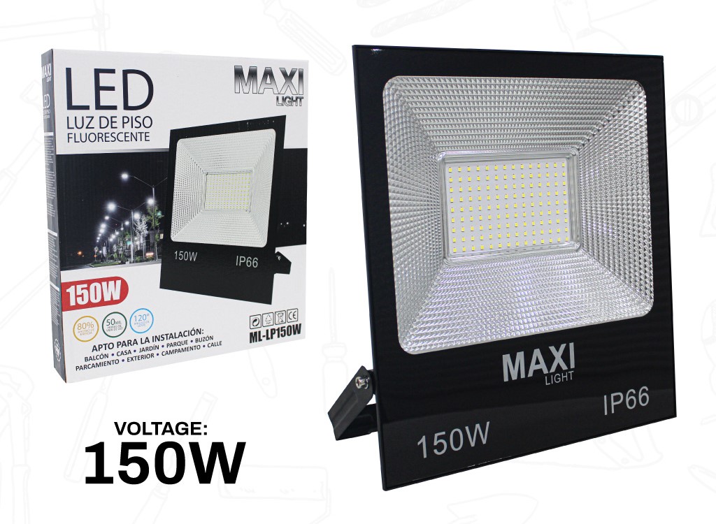 REFLECTOR LED 150W IP65 EXTERIOR UNID MAXI LIGTH