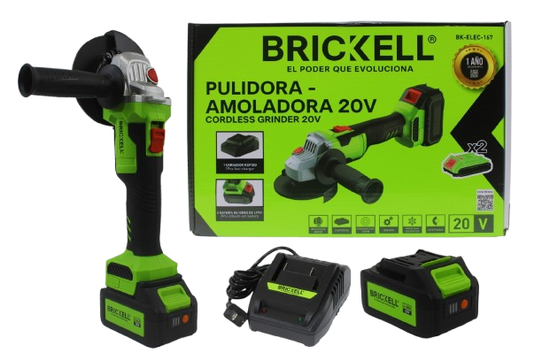 ESMERIL INALAMBRICA 4" 20V 110-120V UNID BRICKELL