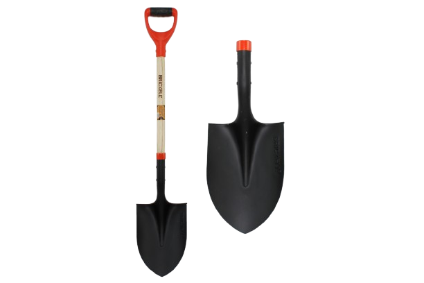 PALA REDONDA MANGO DE MADERA UNID  BRICKELL