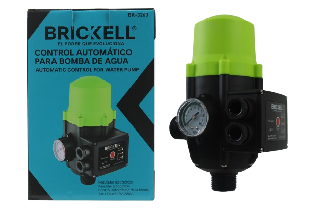 PRESS CONTROL PARA BOMBA DE AGUA 110-220V UNID BRICKELL