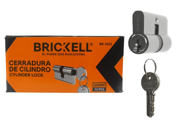 CERRADURA DE CILINDRO DE BRONCE 60MM UNID BRICKELL