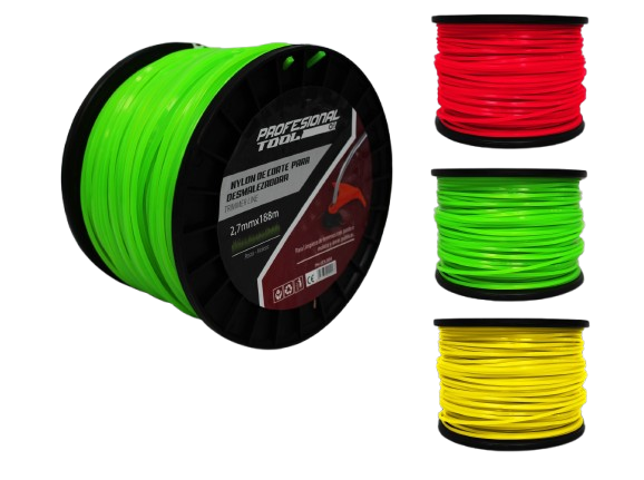 NYLON CUADRADO PARA CORTAGRAMA 2.7MM*188MTS UNID SEAL TOOLS