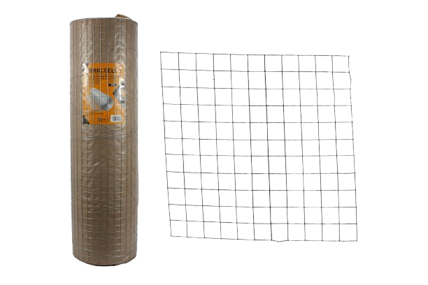 MALLA DE ACERO DE SOLDADURA GALVANIZADA 30MTS 1" X 1" UNID BRICKELL