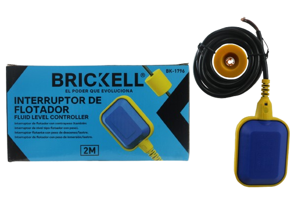 INTERRUPTOR DE FLOTADOR PARA TANQUE 2 MTS UNID BRICKELL