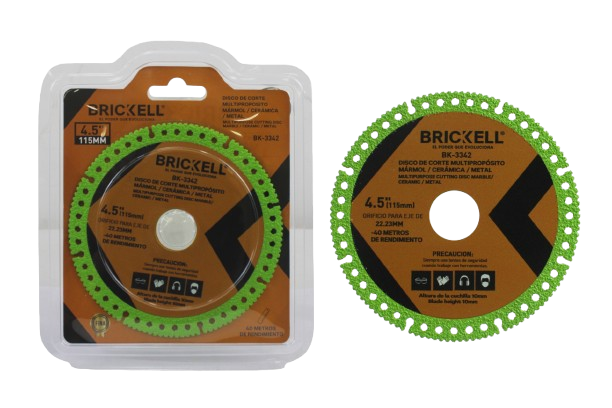 DISCO DIAMANTADO DE CORTES 4 1/2" MARMOL/CERAMICA/METAL UNID BRICKELL