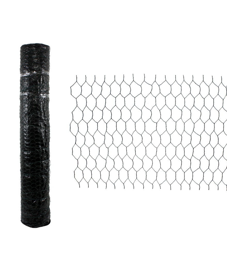 MALLA POLLITO HEXAGONAL ANCHO 3/4". ANCHO 3FT. LARGO 45MTS. 8.4KG UNID BRICKELL
