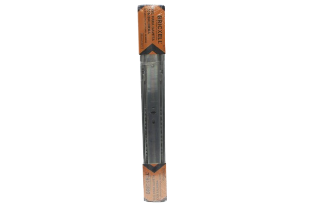 RIELES CON BALINERA CIERRE LENTO 45MM X 1.0 X 14¨ PAR UNID BRICKELL