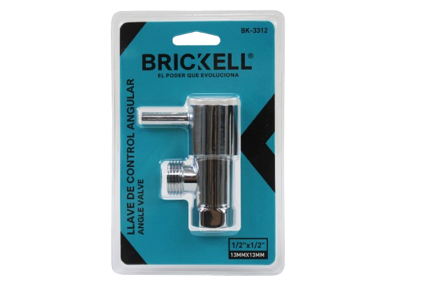LLAVE DE ARRESTO 1/2" x 1/2" UNID BRICKELL