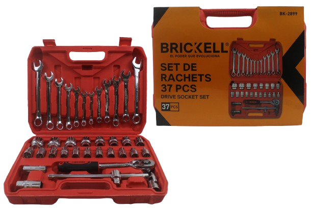 SET DE JUEGOS DE RACHETS 37 PCS UNID BRICKELL