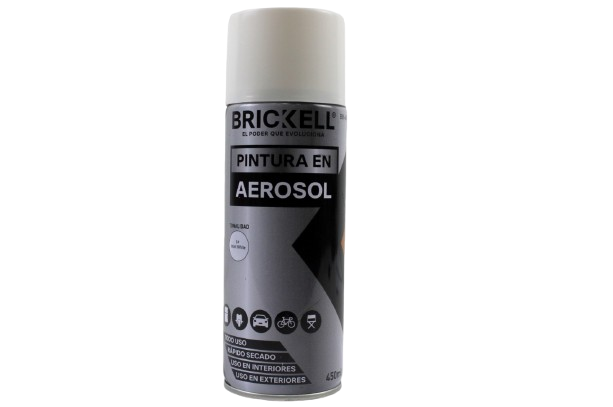 SPRAY EN PINTURA 450ML BLANCO MATE UNID BRICKELL