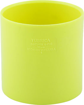 UNIÓN PVC AGUAS NEGRAS 50MM CXC AMARILLO UNID TUBRICA