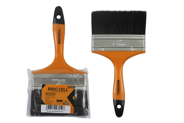 BROCHA MANGO PLASTICO 5" PELO NEGRO UNID BRICKELL