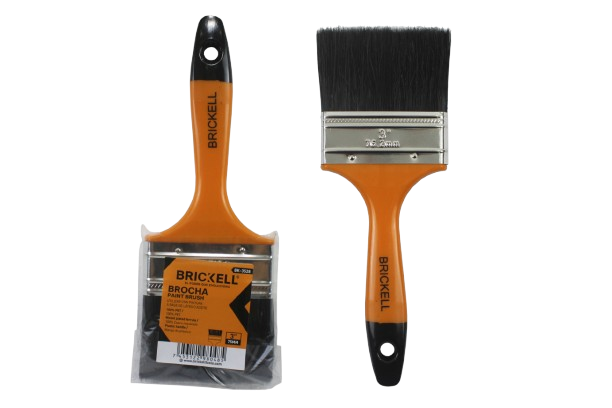 BROCHA MANGO PLASTICO 3" PELO NEGRO UNID BRICKELL