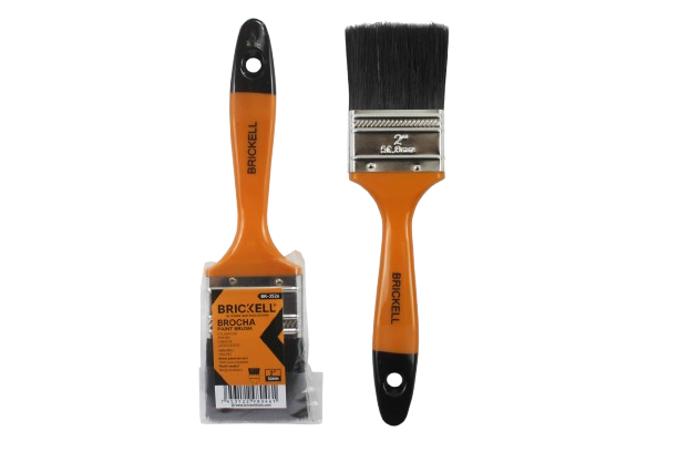 BROCHA MANGO PLASTICO 2" PELO NEGRO UNID BRICKELL