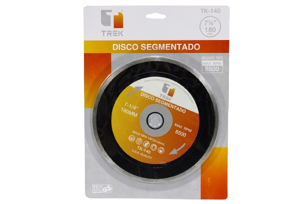 DISCO DIAMANTADO CONTINUO 7" 180MM UNID BRICKELL