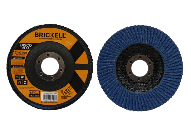 DISCO FLAP 100GRANO 4 1/2" UNID BRICKELL