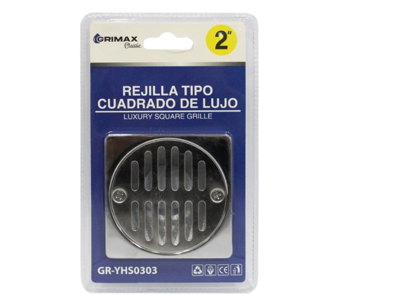 DESAGUE CENTRO PISO PISO 2"-10-10CM UNID GRIMAX