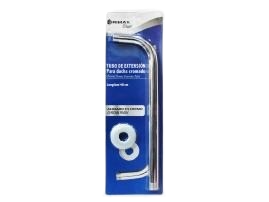 TUBO PARA REGADERA 40CM CURVO ACERO INOX UNID GRIMAX
