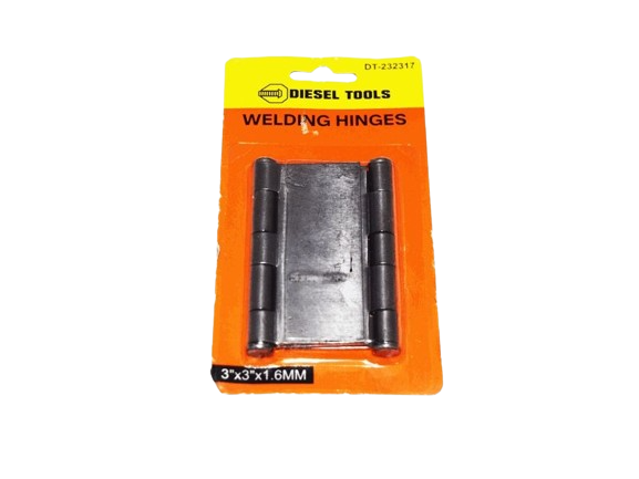 BISAGRA PARA SOLDAR TIPO LIBRO 3"X3" 2PZAS UNID DIESEL TOOLS