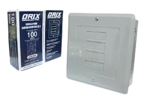 CAJA PARA BREAKER METAL 4 CIRCUITOS  UNID ORIX